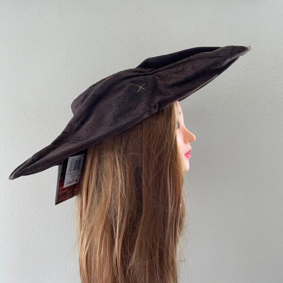 CHILDS PIRATE JACK SPARROW TRICORN HAT HALLOWEEN COSTUME DG18780 - Picture 4 of 4